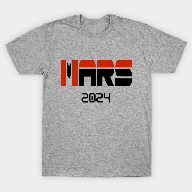 Mars Space Shirt T-Shirt by halfkneegrow